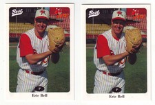 1996 Best Tucson Toros Eric Bell #3 - 2 Card Lot - Houston Astros