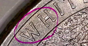 2013 D ATB NH Quarter - Cracked Planchet Error - Collectable Error Coin - Bild 1 von 3