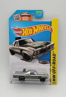 Hot Wheels 2015 #122 '68 El Camino Walmart Excl. Off-Road Zamac HW Foto 1 de 3