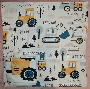 Bettwäsche Set 135x200 cm Baustelle Bagger Motiv Bettbezug NEU OVP - Bild 1 von 1