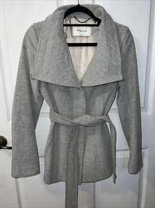 Babaton Atelier Spencer Gray Coat |Cashmere Wool Blend|Milior Italy Size Small - Picture 1 of 8
