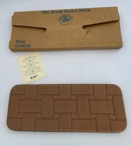 Nuevo ladrillo canasta de pan Longaberger #30074 con caja e instrucciones de uso - Imagen 1 de 4