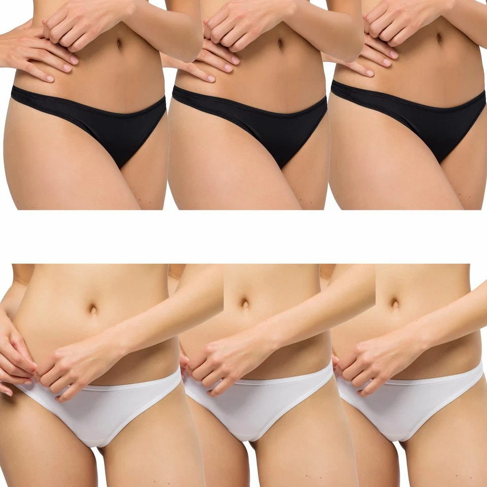 BeeDees Stepy Soft String, 3 Stück, Slip Unterhose, weich, Bauwollzwickel, Glanz - Bild 1 von 1