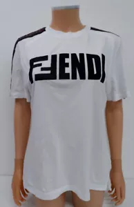 Fendi Womens T-Shirt Size XS White Short Sleeve Top Vgc - Picture 1 of 9