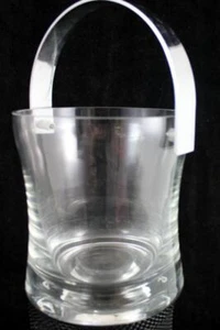 Orrefors Secchiello per ghiaccio modello Crystal Nils con manico 2310 - Foto 1 di 4