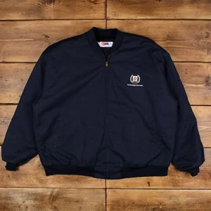 Vintage G&K Workwear Jacket 3XL Bomber Blue - Picture 1 of 8