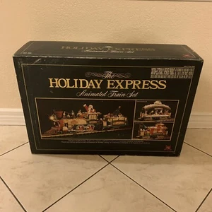 NEW BRIGHT MODEL 380 HOLIDAY EXPRESS ANIMATED TRAIN SET - Picture 1 of 11