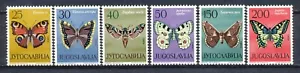 BUTTERFLIES YUGOSLAVIA 1964 - MNH SET OF 6 BUTTERFLIES Hk615 - Foto 1 di 1