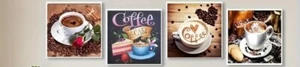 5D Diamond Painting Kit 30X30cm- 4pc Set: Coffee Cup - Picture 1 of 7