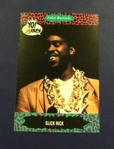 1990-1991 Pro Set # 72 SLICK RICK Yo Mtv Raps Public Enemy Music Card HOT $$ 