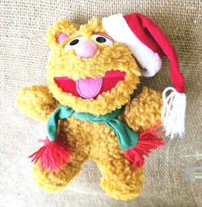 Vintage 1987 Muppets Fozzie Bear Plush 9" Toy Jim Henson With Hat & Scarf - Picture 1 of 3