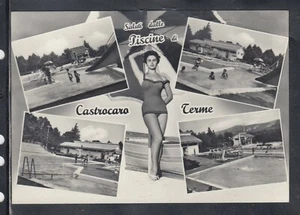 Cartolina Saluti dalle Piscine di Castrocaro Terme VEDUTINE HG333 - Foto 1 di 1