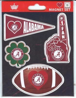 4 Piece Pack Die Cut HEART MAGNET SET #1 FINGER SHAMROCK PENNANT BALL PICK TEAM - Image 1 of 4