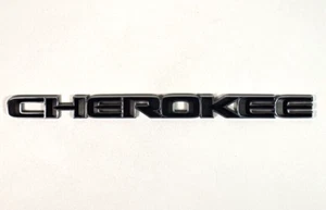 2017-2022 Jeep Grand Cherokee Front Door Emblem Badge Nameplate Black Chrome OEM - Bild 1 von 7