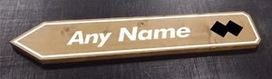 Letrero personalizado de madera esquí de nieve estación de snowboard para correr mamut velo tahoe silbador álamo - Imagen 1 de 9