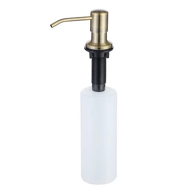 500ML Kitchen Sink Soap Dispenser Hand Liquid Pump Bottle Stainless Steel Head - Image 1 of 4
