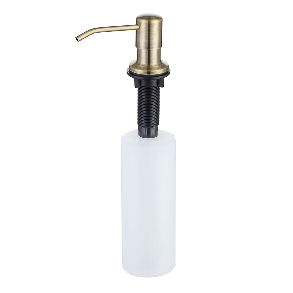 500 ML Stainless Steel Head Soap Dispenser Kitchen Sink Hand Liquid Pump Bottle - Image 1 of 4