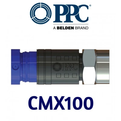 SNAP SEAL COMPRESSION F TYPE PLUG CMX100 CONNECTOR CT100 RG6 WF100 COAX CABLE - Image 1 of 3