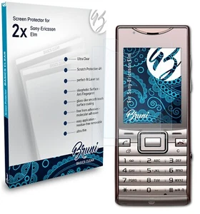 Bruni 2x Protective Film for Sony-Ericsson Elm Screen Protector - Picture 1 of 8