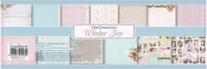 Scrapbooking Papierset Winter Joy 13 x einseitig Wintermotiv Weihnachten Fest - Bild 1 von 2