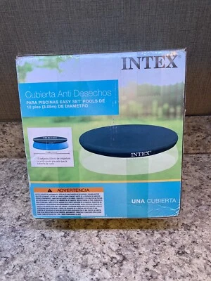 Intex 10-Foot Round Easy Set Pool Cover - Image 1 of 4