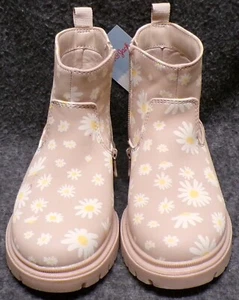 Botas Cat & Jack Beige/Flora Cremallera Niña Pequeña Talla 11 - Imagen 1 de 9