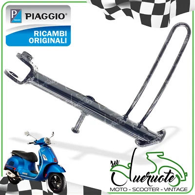 CAVALLETTO LATERALE PER VESPA GTS GT GTV 125 250 300 SUPER SPORT GT60 PIAGGIO - Immagine 1 di 2