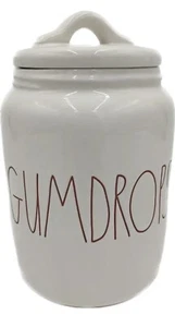 Rae Dunn Christmas GUMDROP Canister Jar - New - Picture 1 of 7