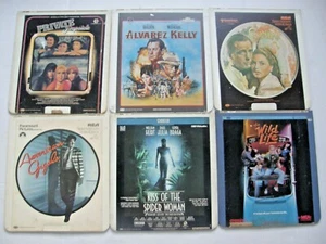VINTAGE LOT OF 6 RCA SELECTA VISION VIDEO DISCS - Picture 1 of 11