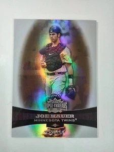 2006 Topps Triple Threads Sepia #24 Joe Mauer 147/150 Minnesota Twins Scratch - Picture 1 of 18