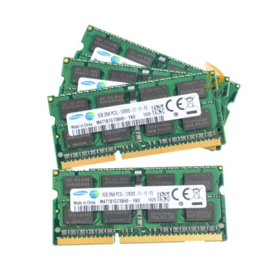 Samsung 4X 8GB 2RX8 PC3L-12800S DDR3 1600MHZ 1.35V SODIMM RAM Laptop Memory 32GB - Image 1 of 4
