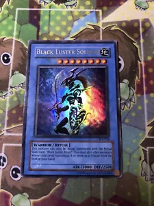 YUGIOH BLACK LUSTER SOLDIER SYE-024 ULTRA HP - Picture 1 of 1