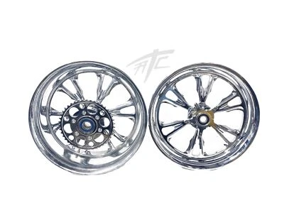 GSXR 240 FAT TIRE CHROME SMOOTH VANDETTA WHEELS 2009-2016 SUZUKI GSXR 1000 Foto 1 de 4