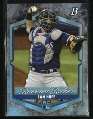 Sam Huff 2021 Bowman Platinum #RR-15 RC Baseball Card - Image 1 of 2