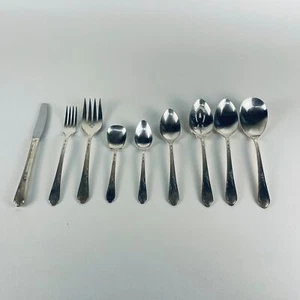 Vintage 1936 Meadowbrook versilbertes Besteck WMA Rogers A1 - 60 Stück - Bild 1 von 17