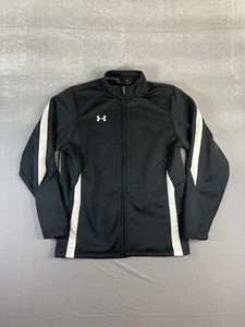 Under Armour Full Zip Jacke Herren Large schwarz normale Passform Stehkragen bestickt - Bild 1 von 7