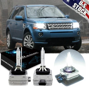 6000k Xenon HID Headlight Bulbs For Land Rover LR2 LR3 2008-2010 LOW Beam Set 2 - Picture 1 of 11