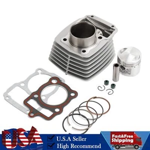 COMPLETE CYLINDER BARREL PISTON KIT 125CC Fits ITALIKA DM 125 DM125 2017-2022 - Picture 1 of 8