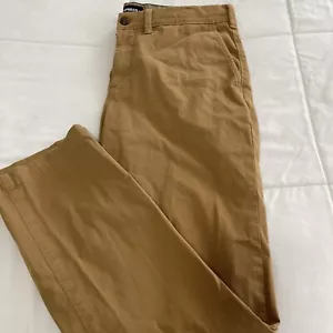 Pantalones elásticos ajustados Express para hombre talla 31W X 30L/marrón - Imagen 1 de 9