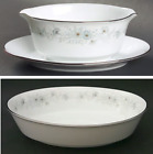 LOT: NORITAKE INVERNESS 6716 Oval Vegetable Bowl and Gravy Boat Set