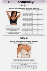 Shapedly Back Smoothing Push-Up Bra 42F / 42DDD NUDE In USA - Picture 1 of 8
