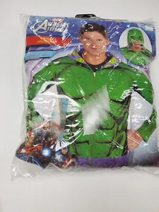 Hulk Hoodie Halloween Costume Mens Size P/M Green Zipper Hoodie - Picture 1 of 2