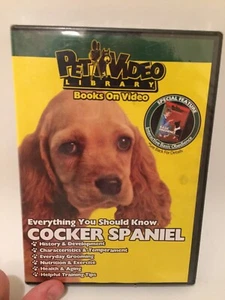 Pet Video Library Everything You Should Know Cocker Spaniel DVD Basic Obedience - Picture 1 of 2