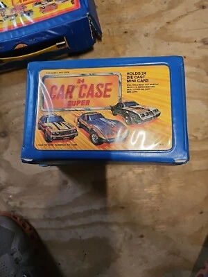 Vintage Diecast Car Case Holds 24 Die Cast Cars All Blackwalls - Image 1 of 4
