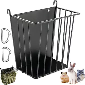 Upgrades Rabbit Hay Feeder - Guinea Pig Hay Feeder - Metal Frame Hay Rack New - Picture 1 of 11