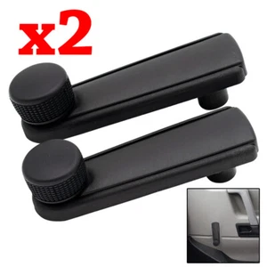 2Pc Car Window Winder Handle Crank Replace For VW Transporter T4 Passat Carrado - Picture 1 of 9