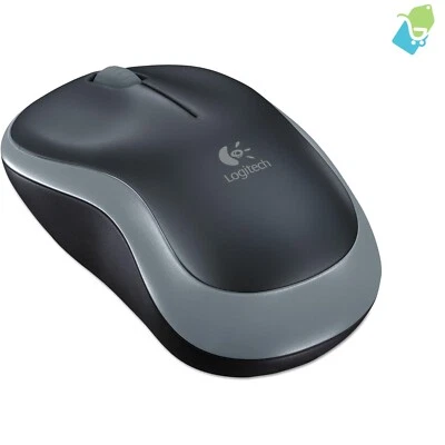 Wireless USB Silver Mouse M185 - Ergonomic Design with Optical Precision - Image 1 of 4