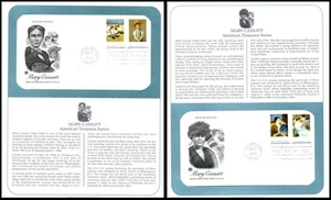 2003 Mary Cassatt 37¢ Sc 3804-3807 PCS page impressionist painter art - Picture 1 of 1