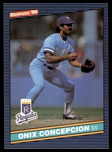 1986 Donruss Onix Concepcion Kansas City Royals #252 - Picture 1 of 2