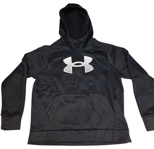 Under Armour Damen Armour Fleece Hoodie Loose Fit Schwarz L - Bild 1 von 8